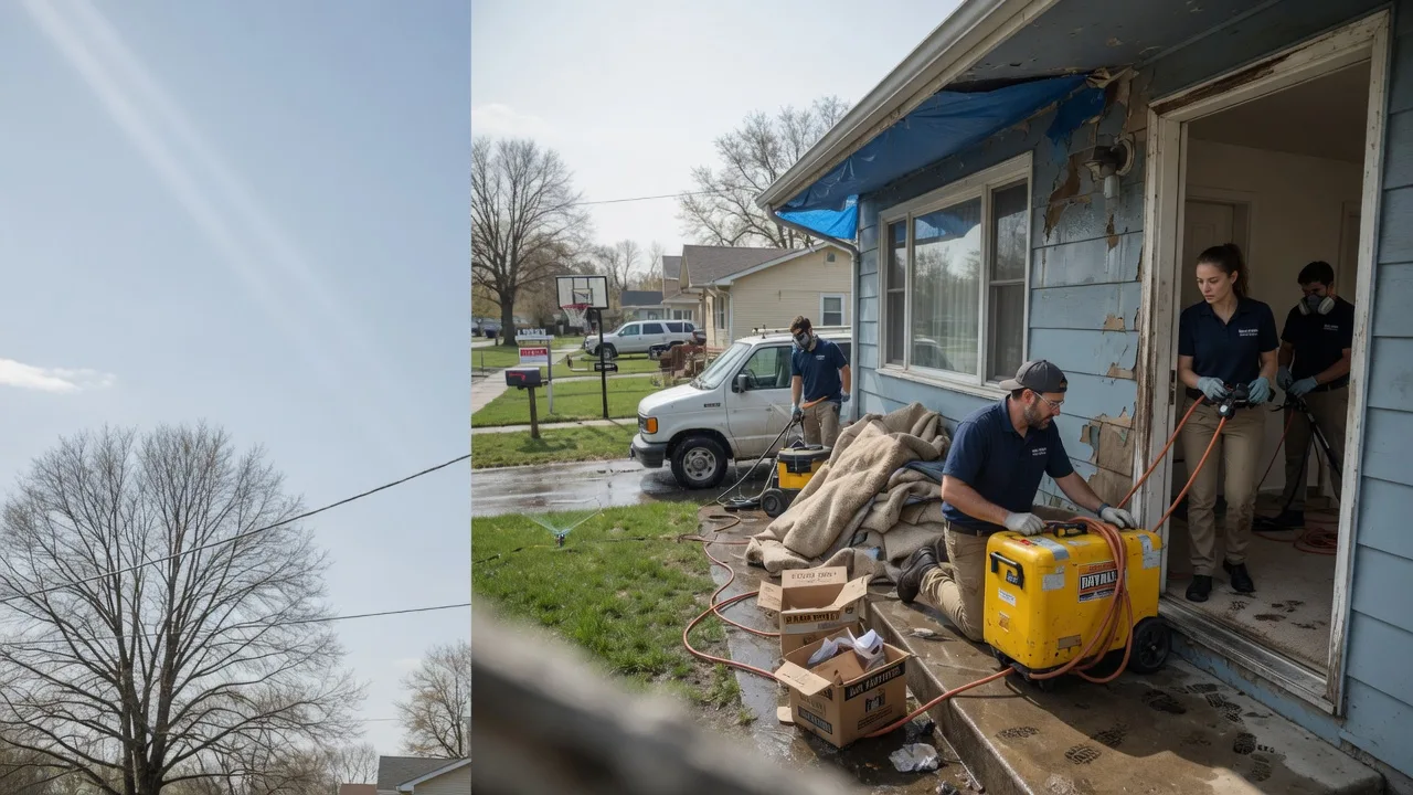 Basement Flood Cleanup in Lucien, OK near me